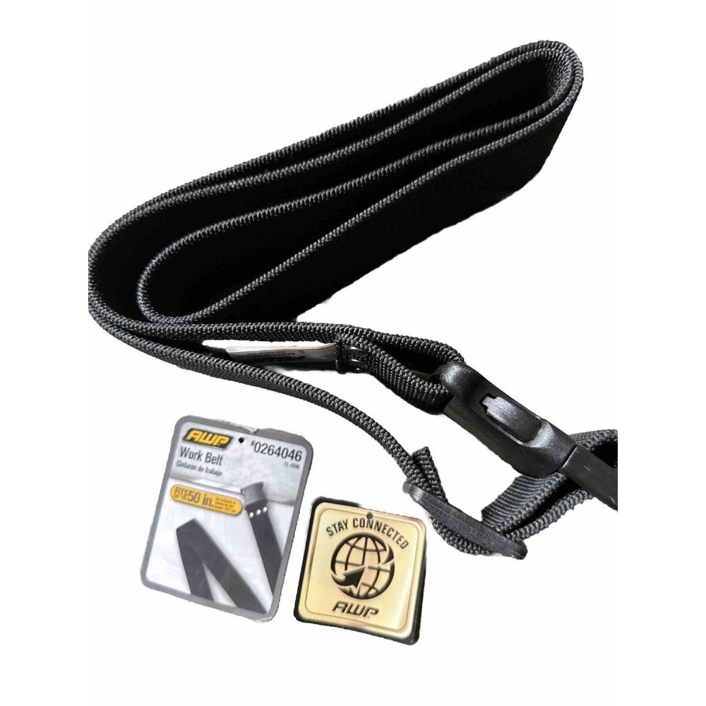 AWP Large Work Belt Fits up to 50" Adjustable New with Tags